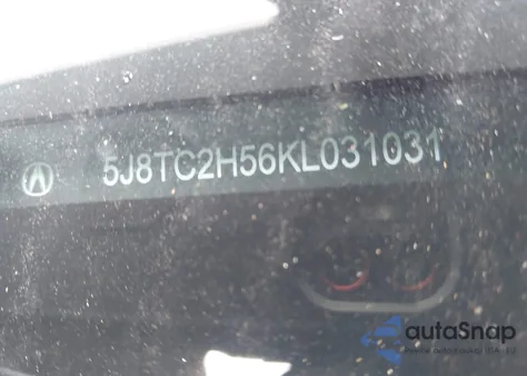 2019 Acura Rdx Technology Package из США, поврежденный, VIN 5J8TC2H56KL031031